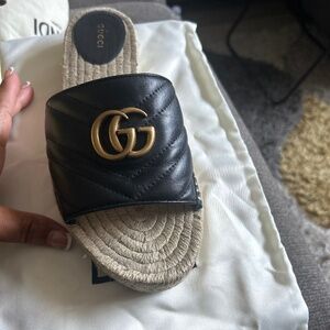 Women Gucci Nero Slides
